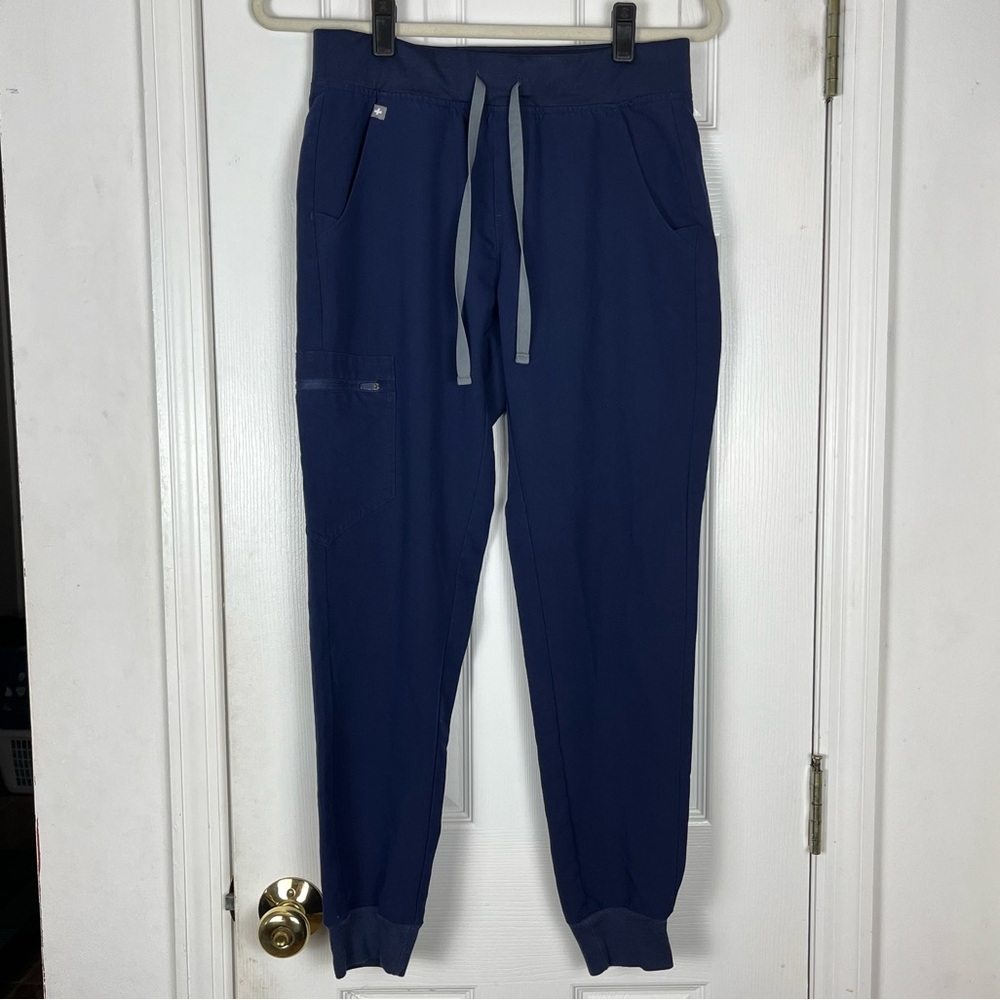 Figs Zamora Jogger Scrub Pants in Navy Sz S